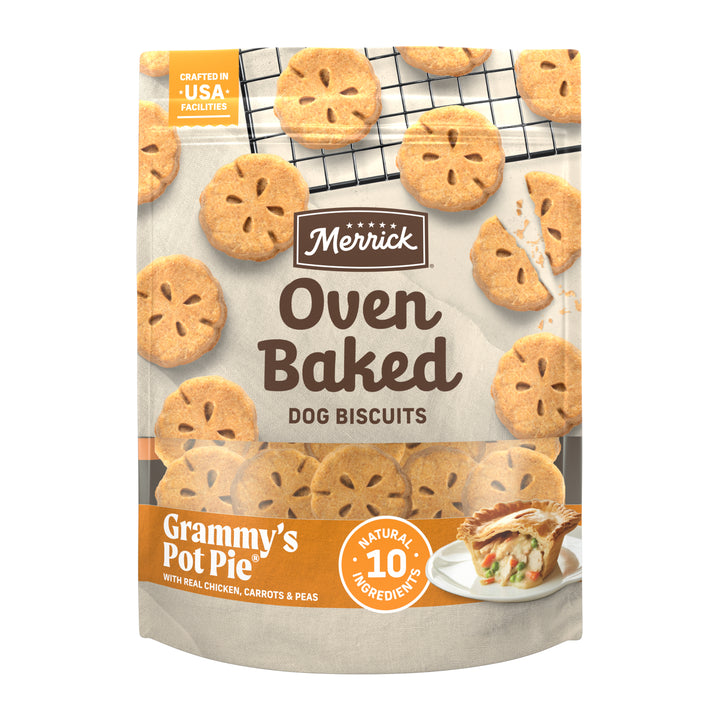 Merrick Oven Baked Grammys Pot Pie Dog Treat 11 oz