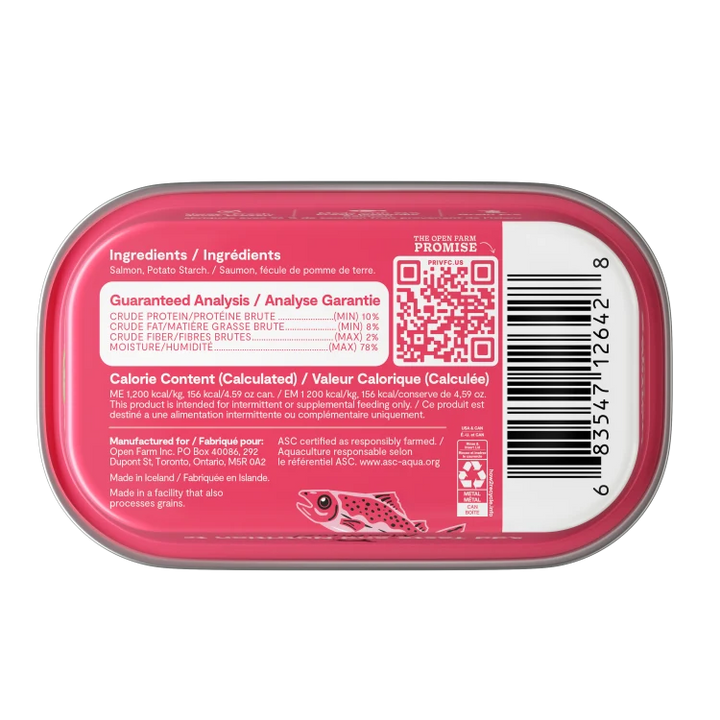Open Farm Salmon Topper Dog 4.59oz
