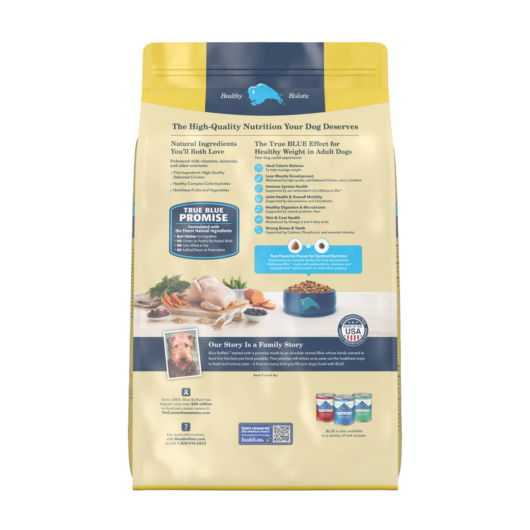 Blue Buffalo Chicken and Rice Healthy Weight 15LB