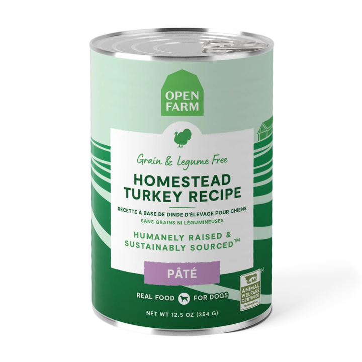 Open Farm Grain Free Homestead Turkey Dog 12 .5