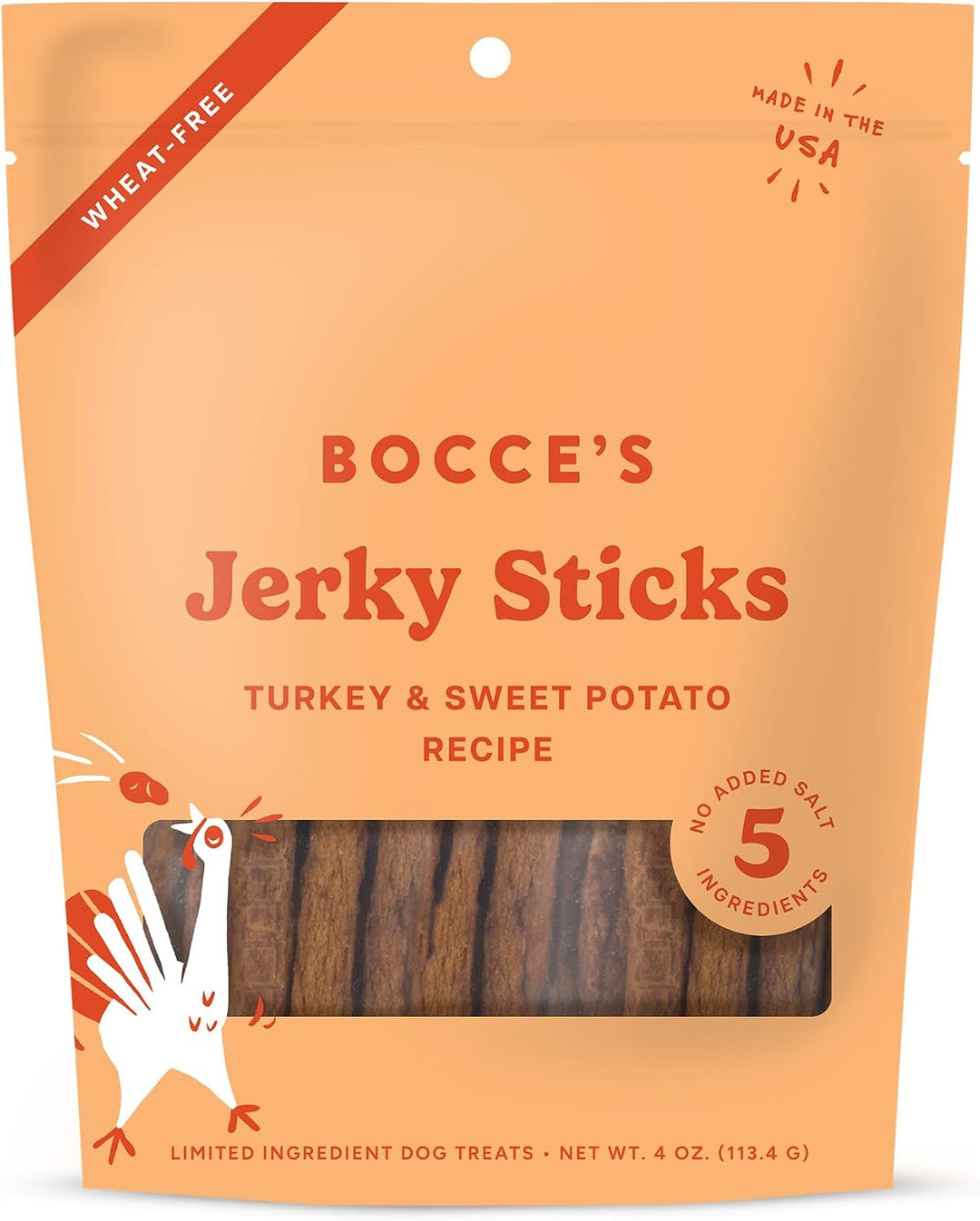 Bocces Bakery Grazers Turkey and Sweet Potato 4oz