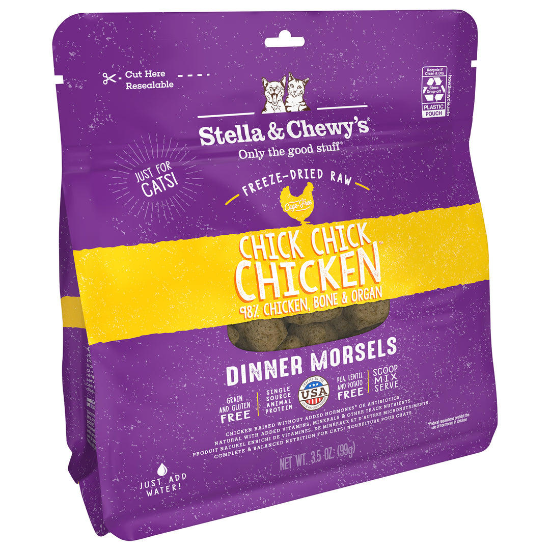 Freeze-Dried Chick Chick Chicken Morsels - 3.5 oz