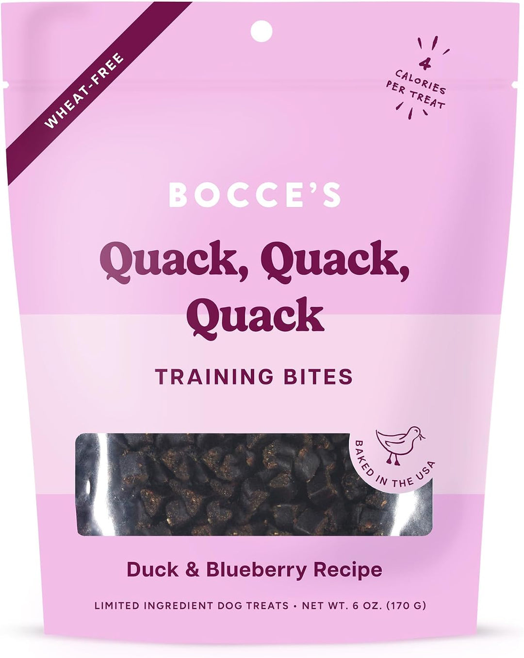 Bocce Bakery Quack Training Bites 6.oz