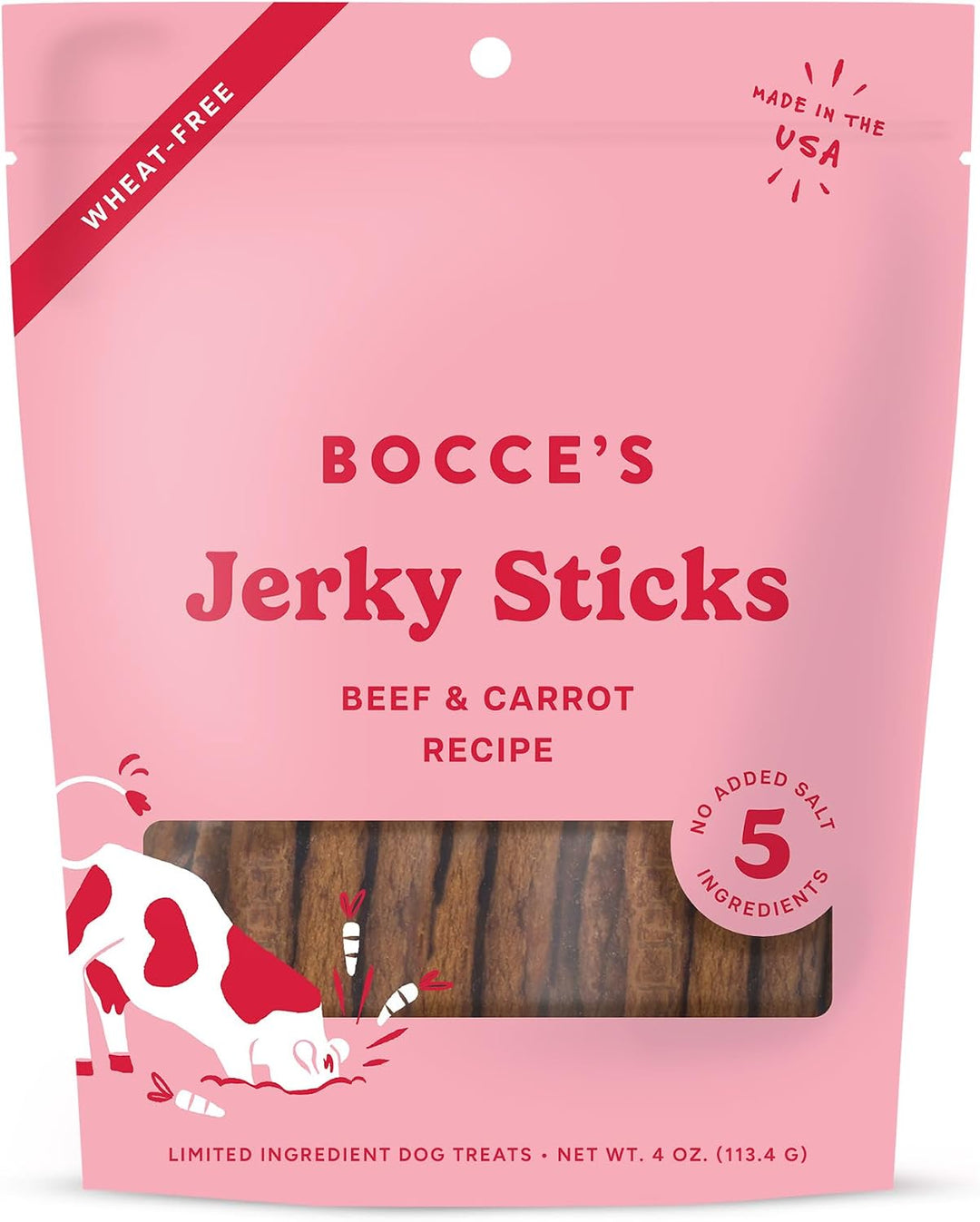 Bocces Bakery Grazers Beef and Carrot 4oz