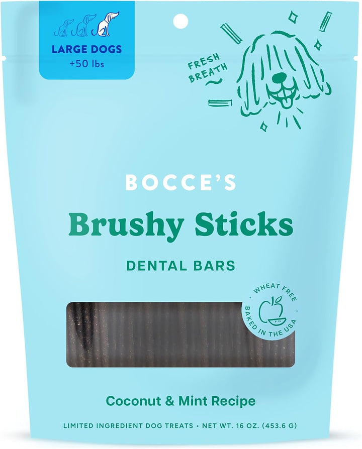 Bocces Bakery Dailies Brushy Sticks Large 16 oz