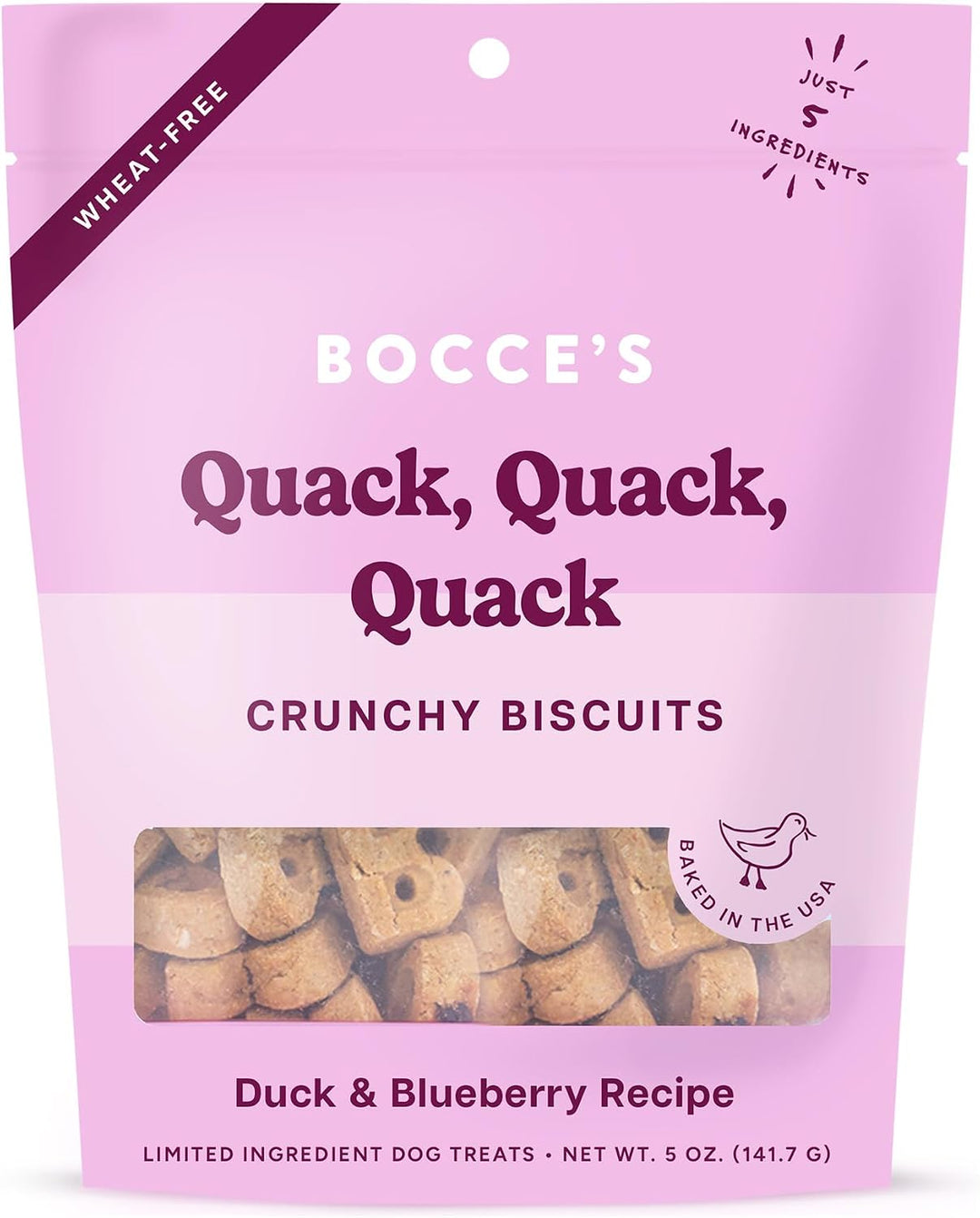 Bocces Bakery Quack Quack Quack Biscuits 5 oz