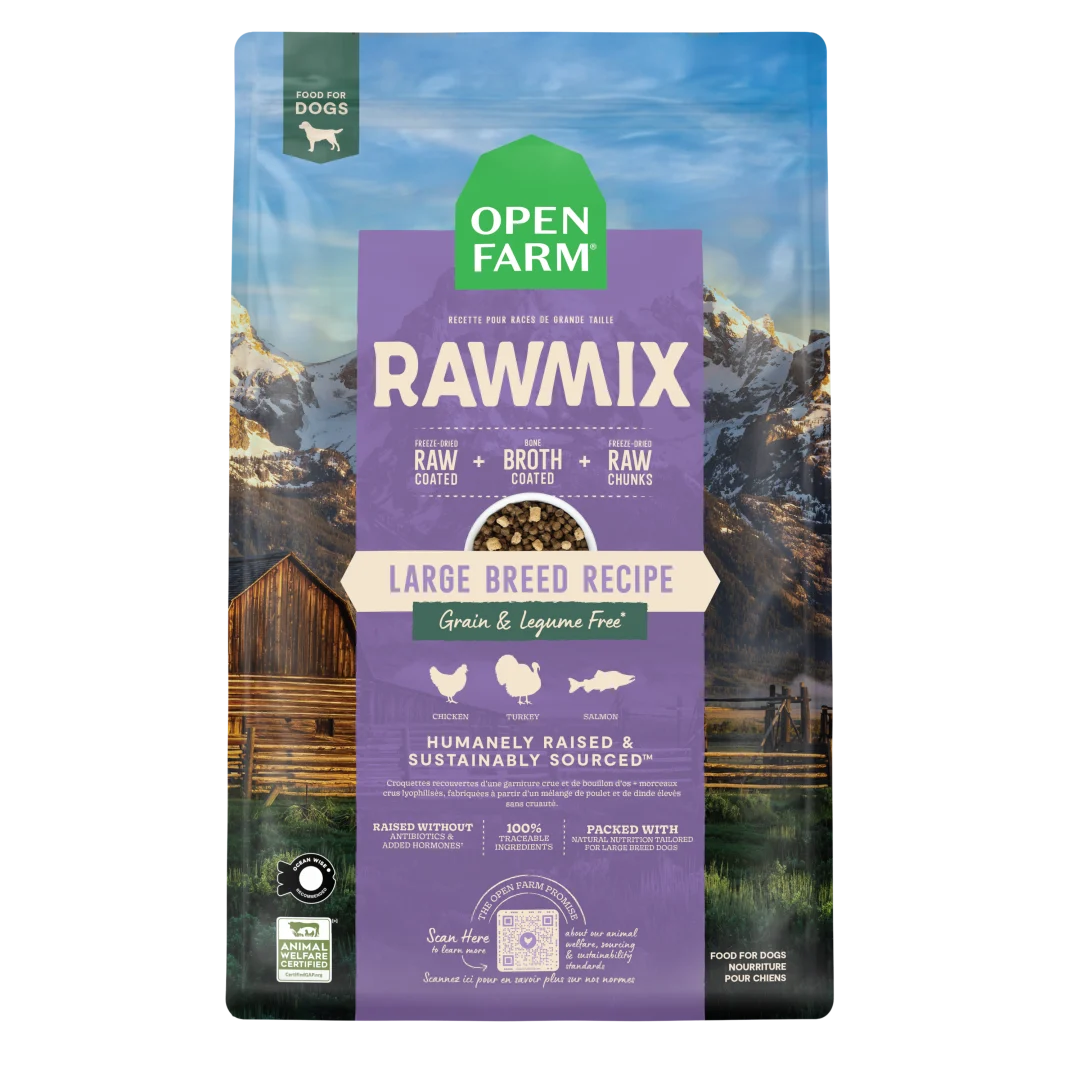 Open Farm Dog Dry Rawmix Large Breed Ancient Grains 20LB