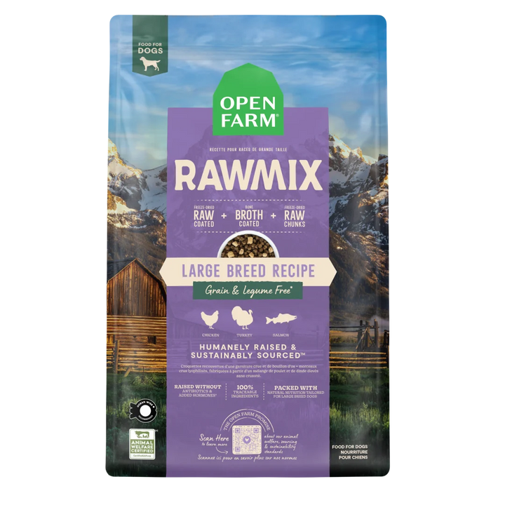 Open Farm Dog Dry Rawmix Large Breed Ancient Grains 20LB