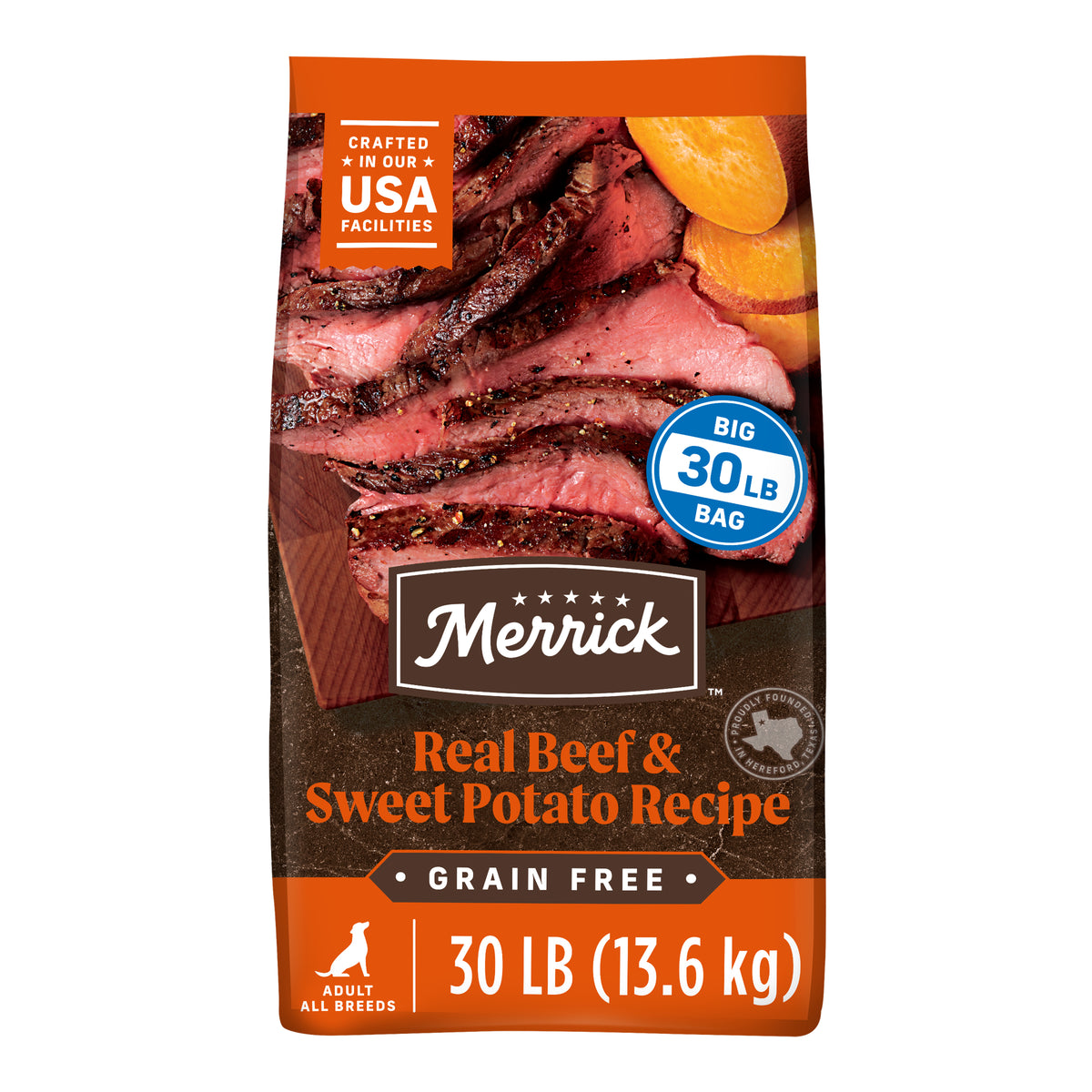 Merrick Grain Free Beef 30lb