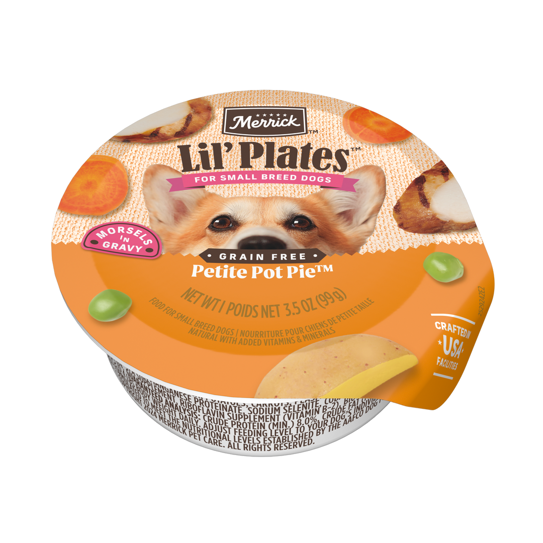 Merrick small breed lil plates petite pot pie 3.5 oz