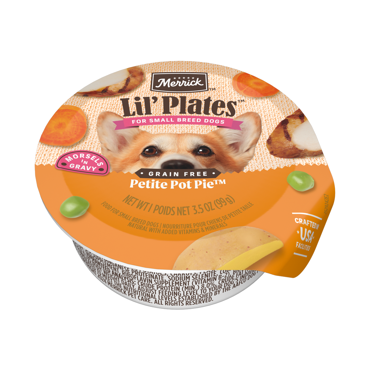 Merrick small breed lil plates petite pot pie 3.5 oz