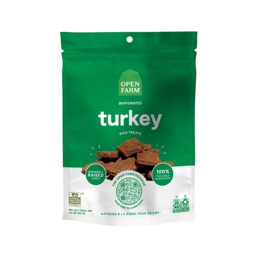Open Farm Dehydrated Turkey Treats 4oz