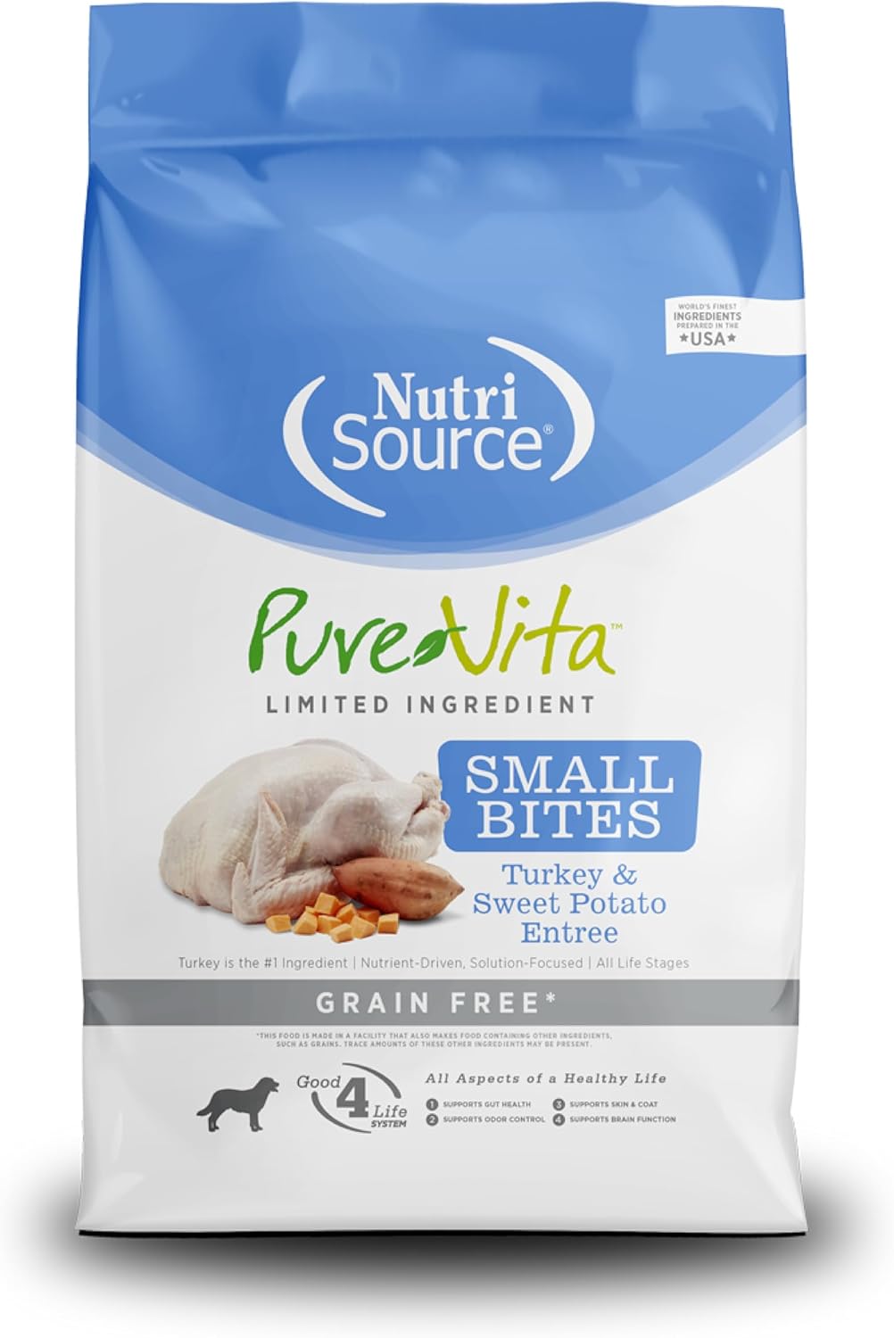 Pure Vita GF Turkey Sweet Potato Small Bites 4LB