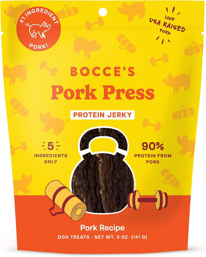Bocces Bakery Pork Press Jerky Protein Cuts 5 oz