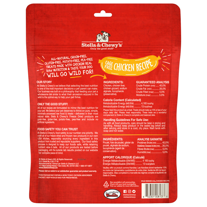 Wild Weenies Chicken - 3.25 oz
