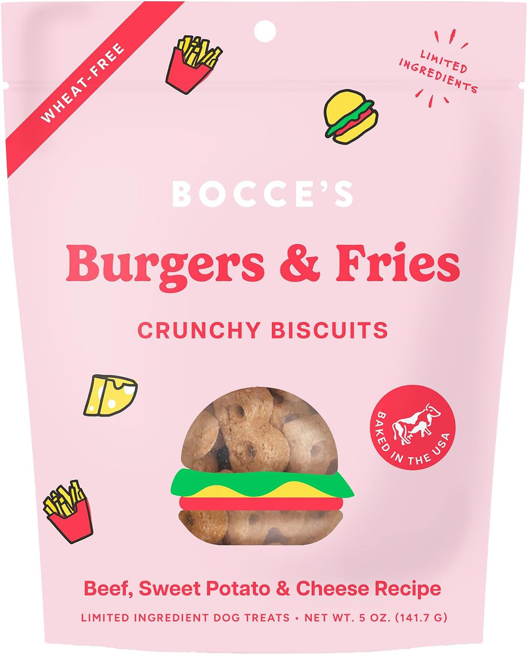 Bocces Bakery Burgers and Fries 5oz