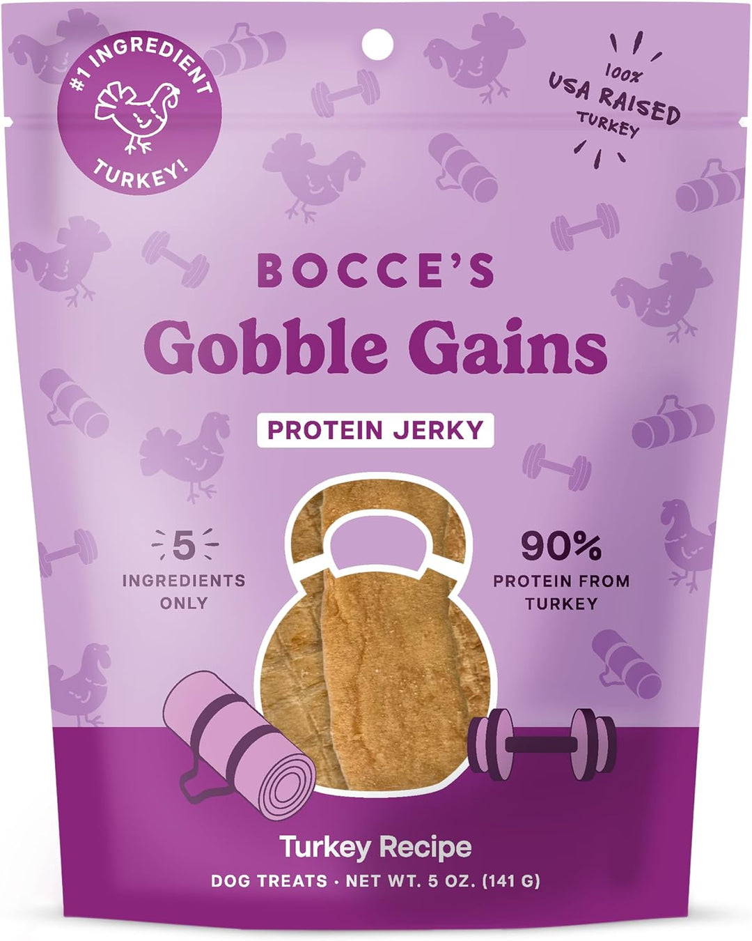 Bocces Bakery Gobble Gains Jerky Protein Cuts 5 oz