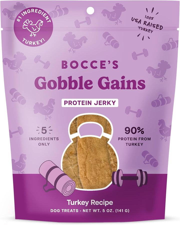 Bocces Bakery Gobble Gains Jerky Protein Cuts 5 oz