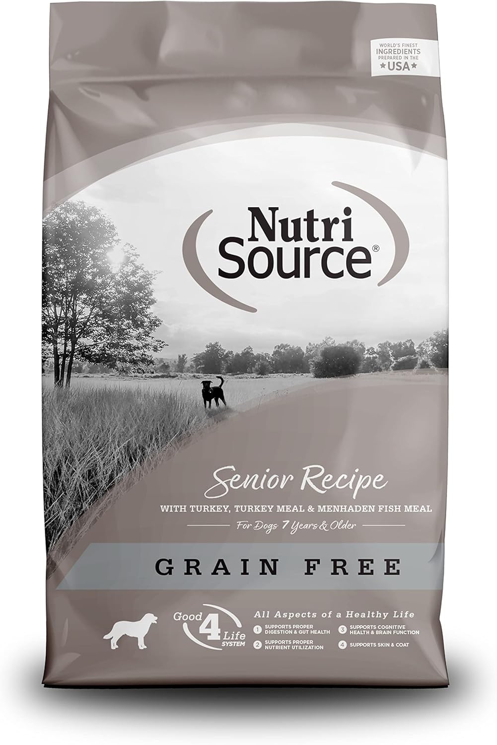 NutriSource Grain Free Senior Dog 26 lb