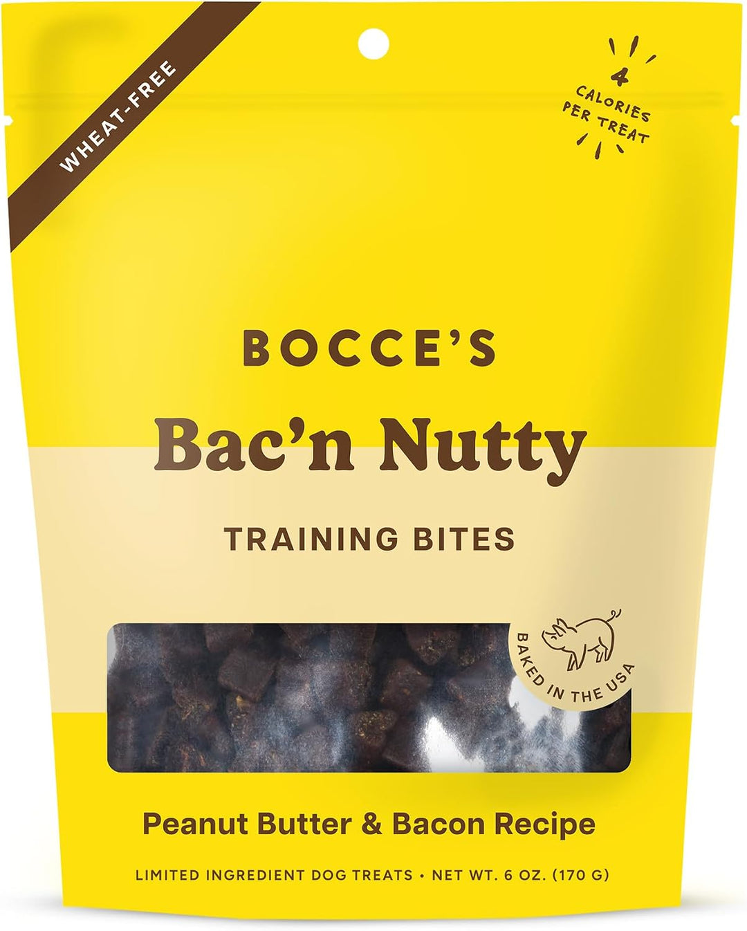 Bocce Bakery BacN Nutty Training Bites 6oz
