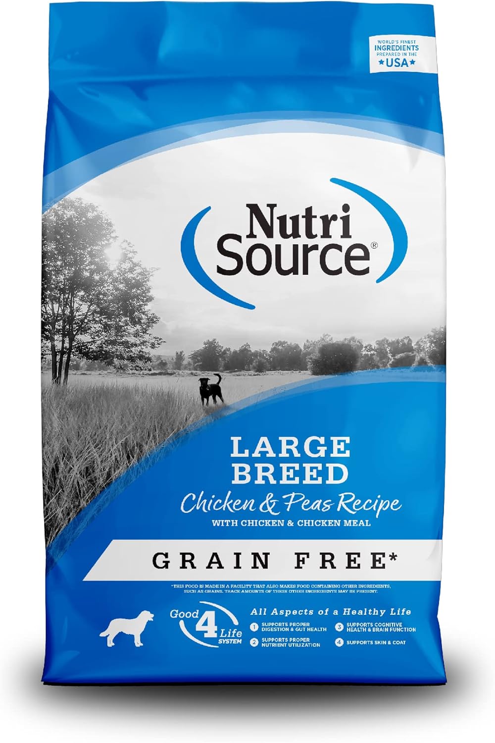 NutriSource Grain Free Chicken Pea Large Breed Dog 26 lb