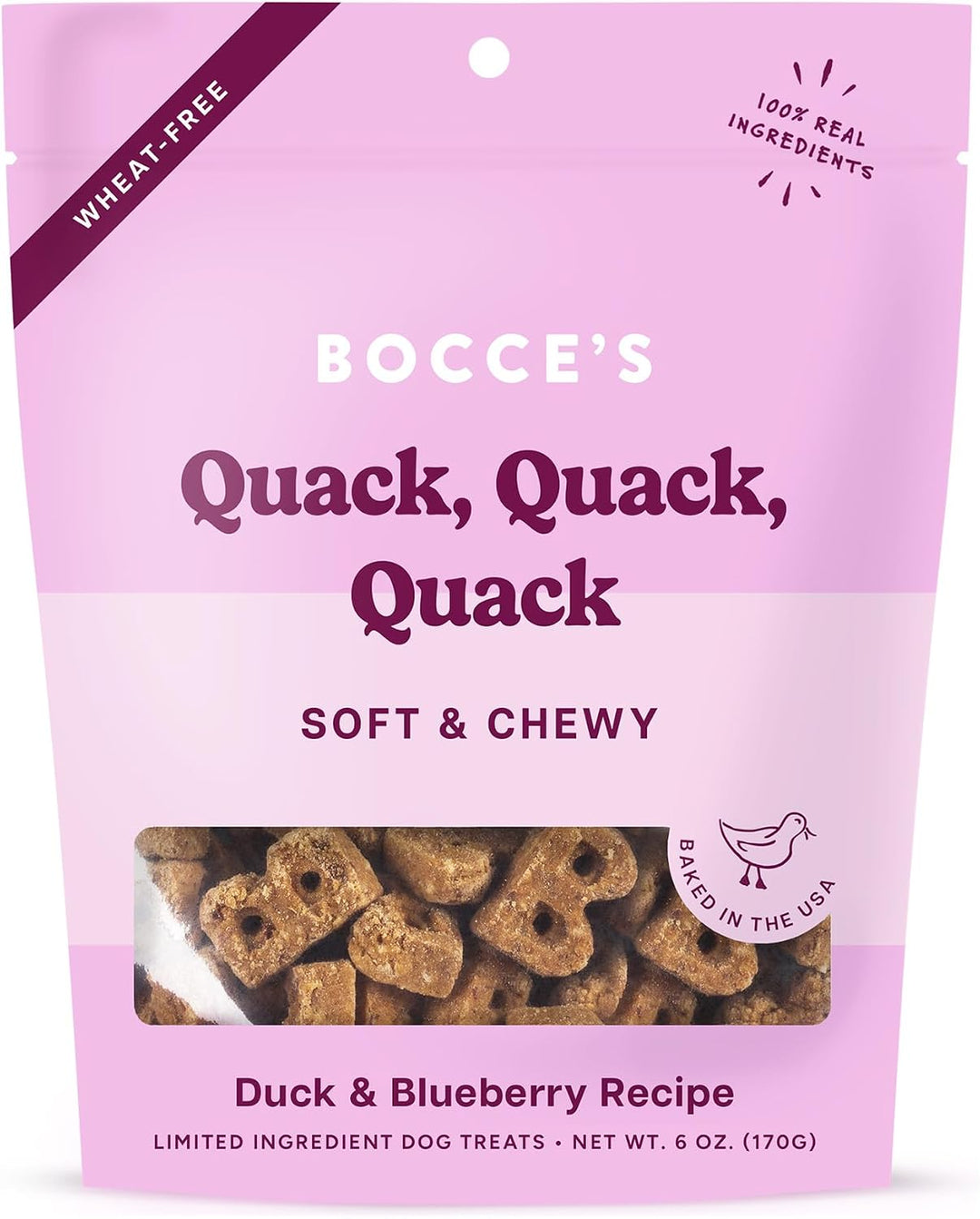 Bocce Bakery Quack Soft Chewy 6oz