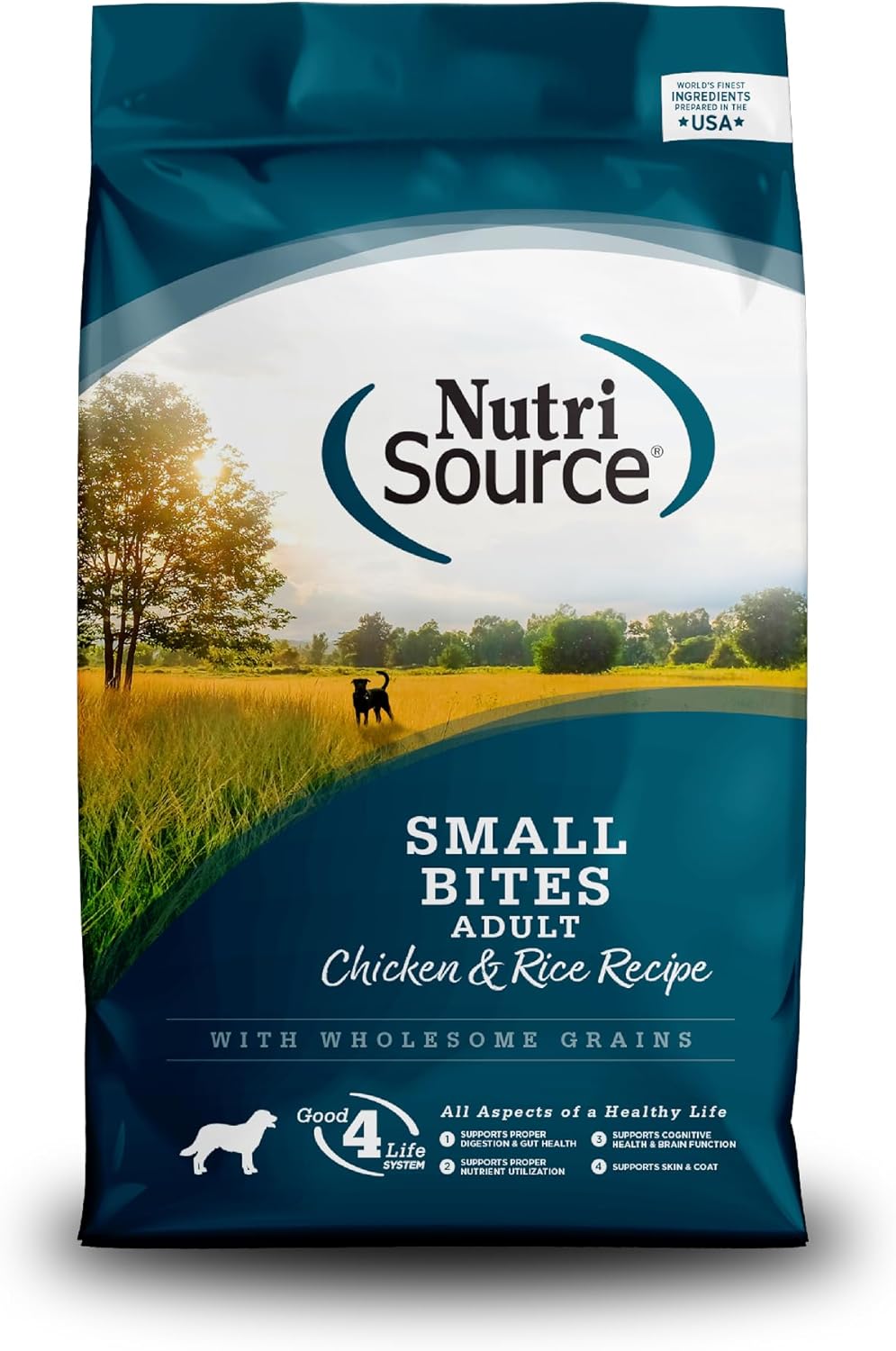 NutriSource Dog Chicken Rice Small Bites 12LB
