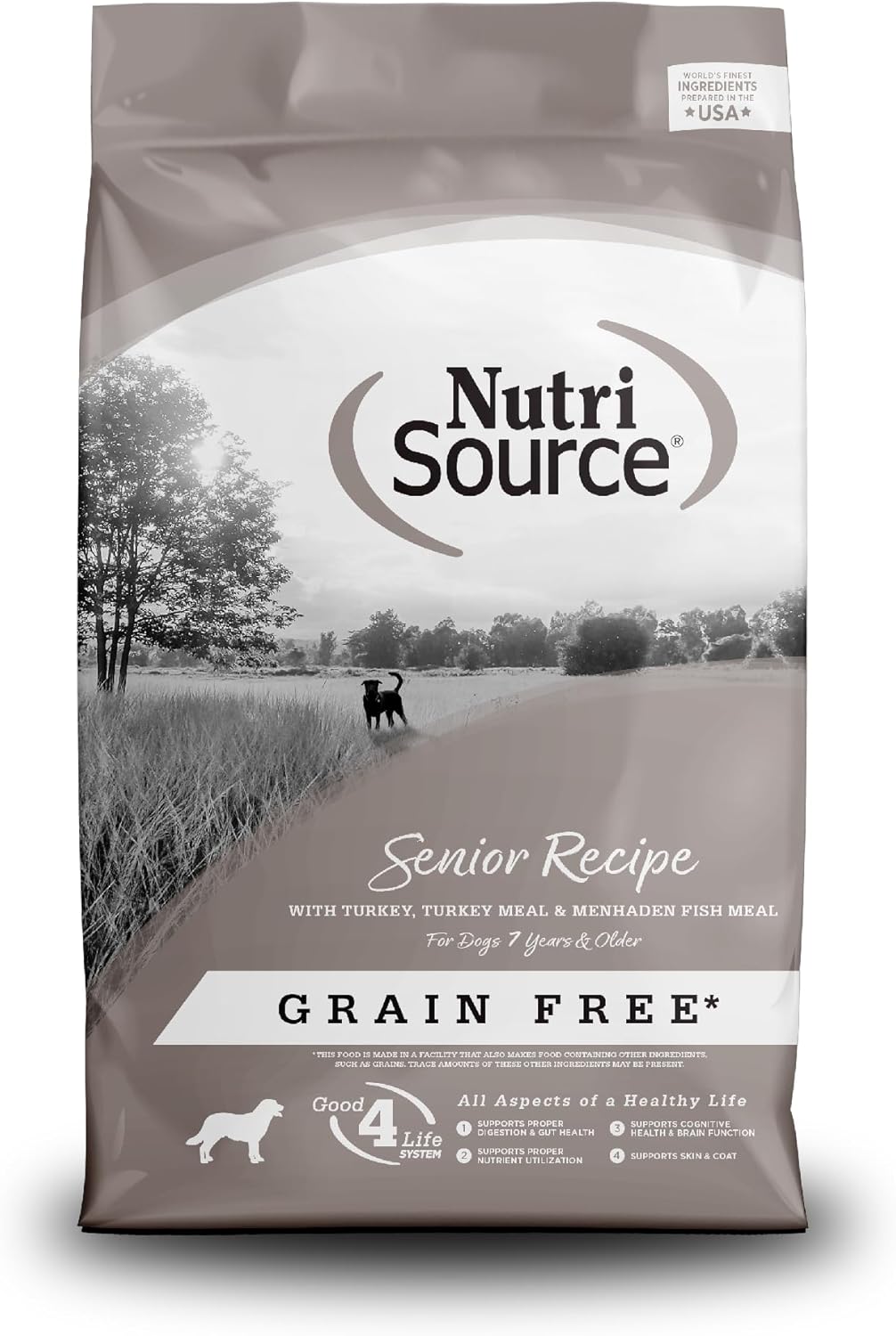 NutriSource Dog Dry GF Senior Select 12LB