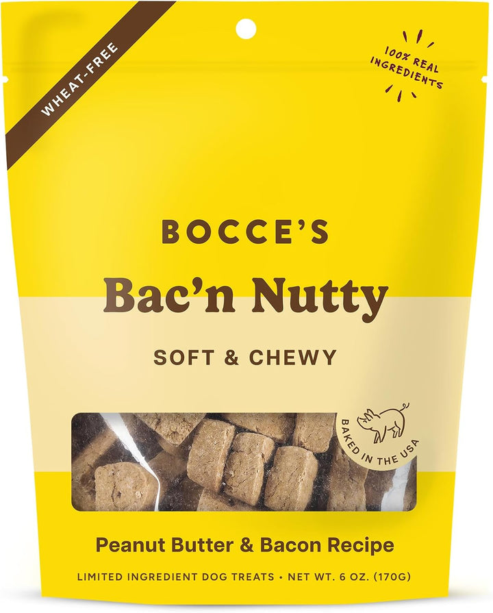 Bocce Bakery BacN Nutty Soft Chewy 6oz