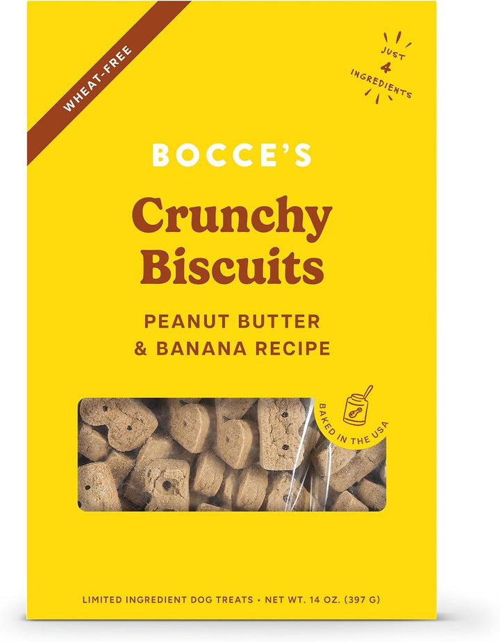 Bocces Bakery Basics Peanut Butter &amp; Banana 14 oz Box