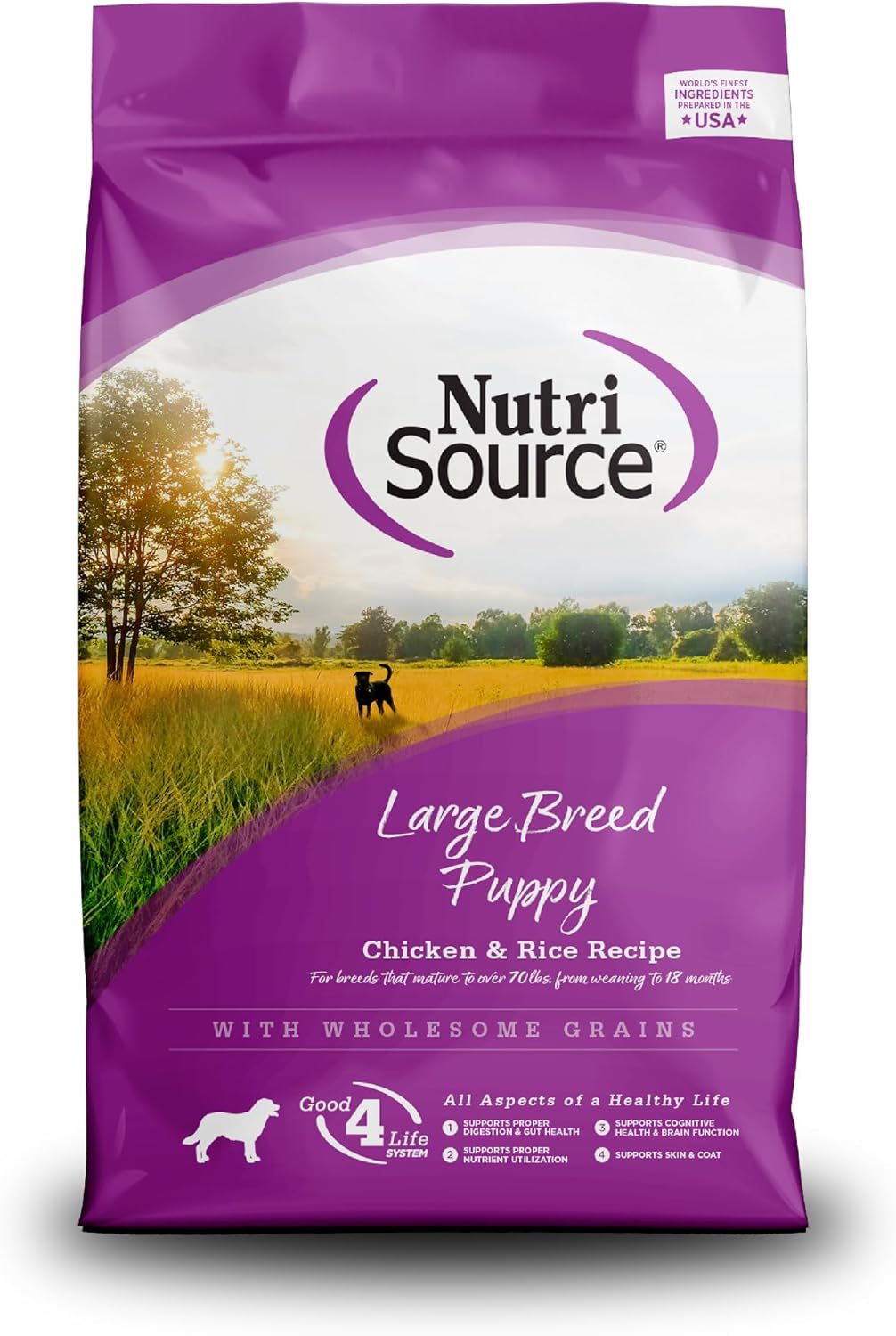 NutriSource Puppy Chicken Rice Large Breed 12LB