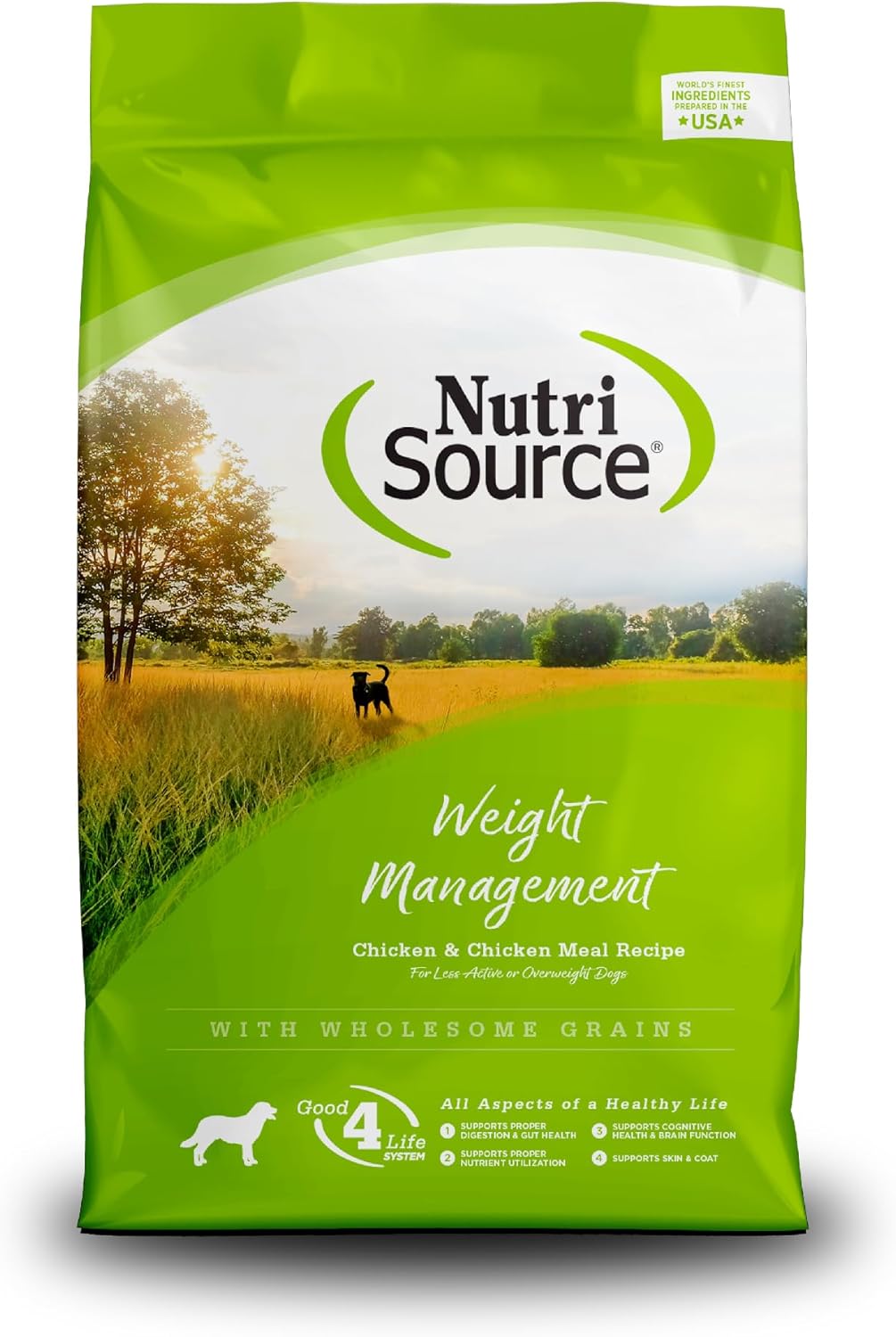 NutriSource Dog Chicken Rice Weight Mgmt 4LB