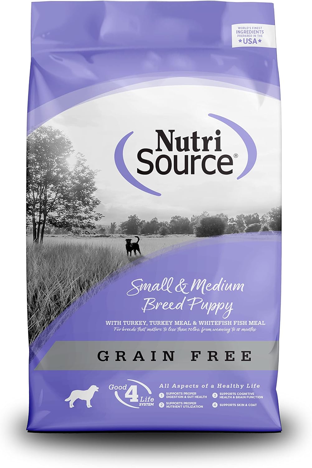 NUTRISOURCE DOG GF PUPPY SMALL MEDIUM BREED 26LB