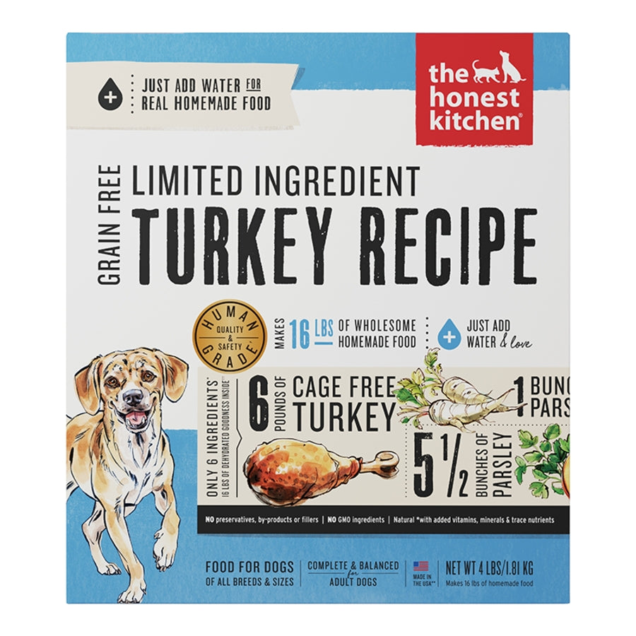 Honest Kitchen Grain Free LID Turkey Recipe 4lb