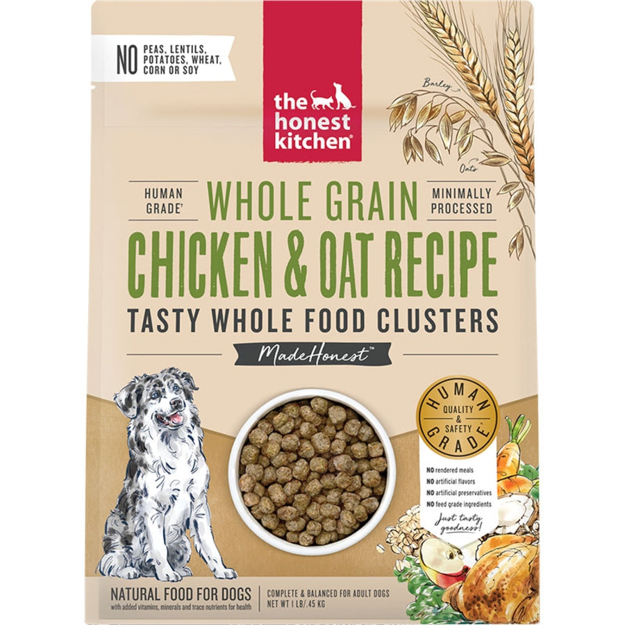 Honest Kitchen Whole Grain Cluster Chicken Dog 1 lb