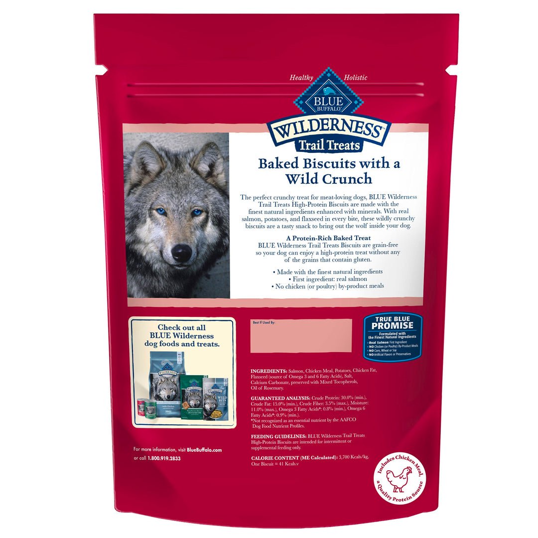 Blue Buffalo Wilderness Trail Treats Salmon Biscuits 10 oz