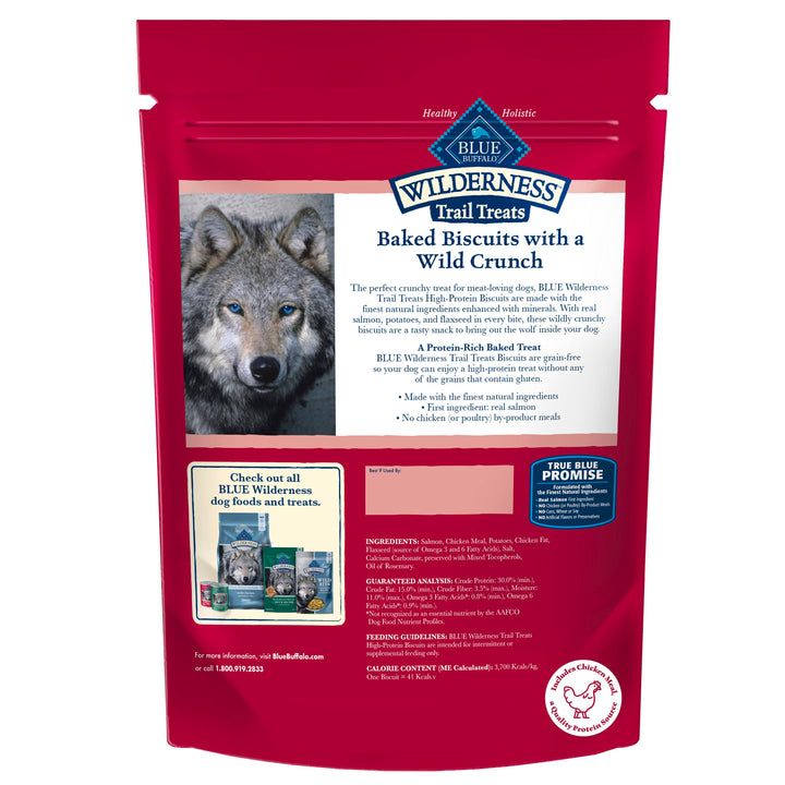 Blue Buffalo Wilderness Trail Treats Salmon Biscuits 10 oz
