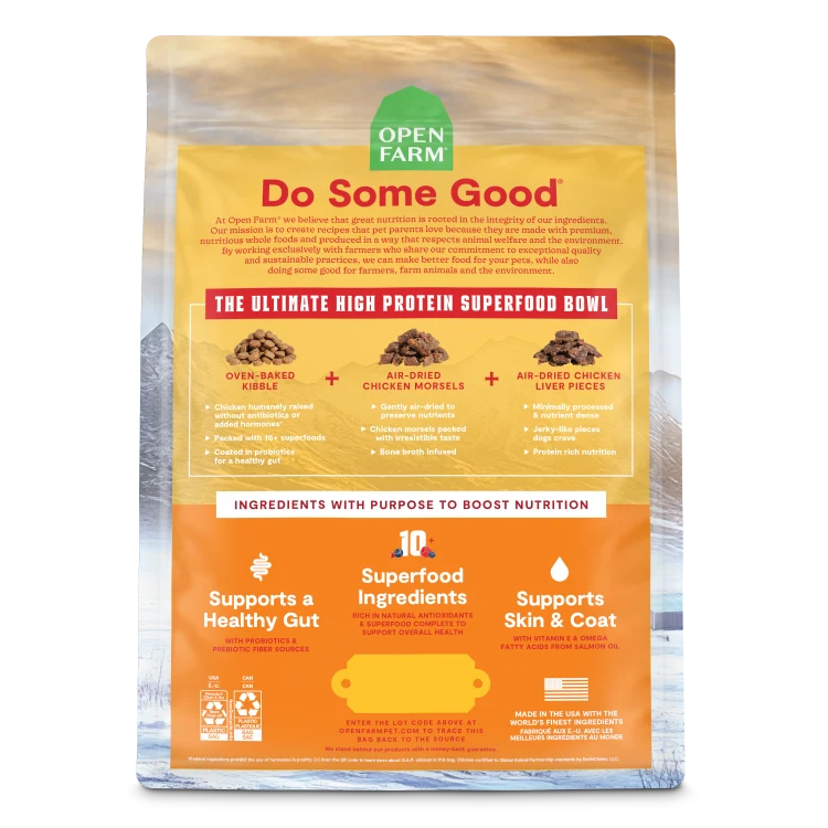 Open Farm Epic Blend Chicken Superfood Dog 3.5LB