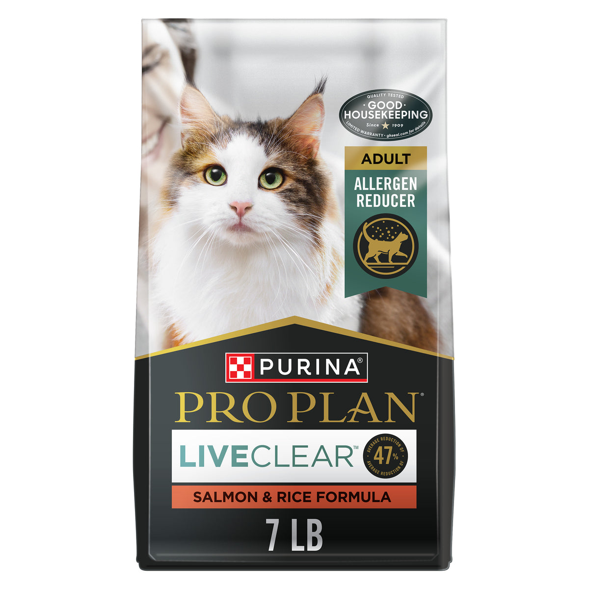 Pro Plan Live Clear Allergen Reducing Salmon Rice Cat 7 lb
