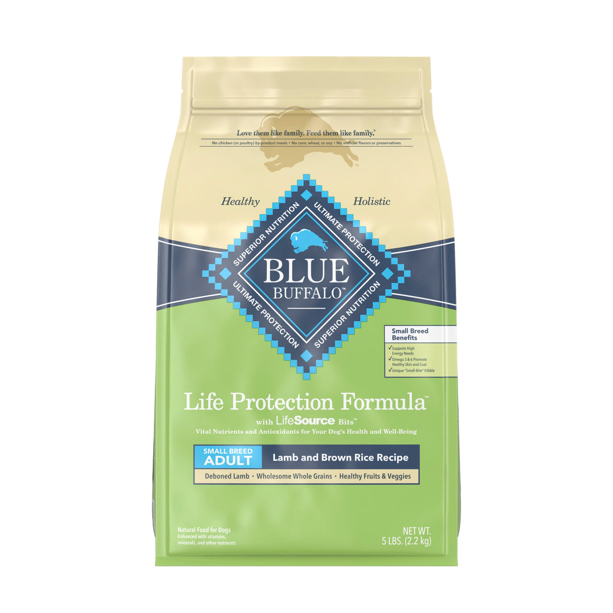 Blue Buffalo Small Breed Adult Lamb and Rice 5lb