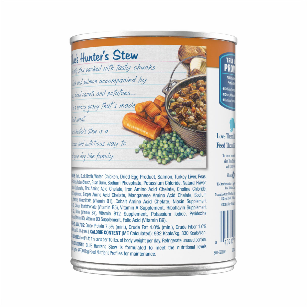 Blue Buffalo Blue's Stew Hunter's Stew with Duck Grain Free Wet Dog Food 12.5 oz