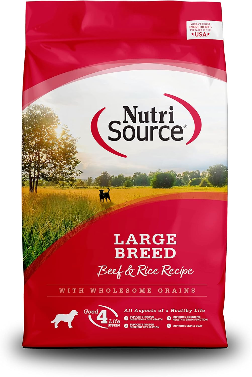 Nutrisource Beef Brown Rice Large Breed Dog 26 lb