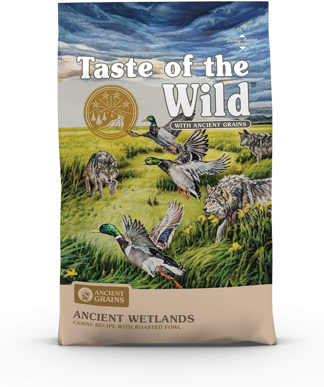 Taste of the Wild Ancient Wetlands with Roasted Fowl Dry Dog Food 5 lbs