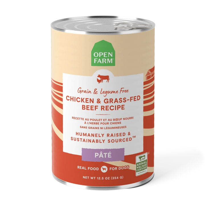 Open Farm Grain Free Chicken &amp; Grass-Fed Beef Dog 12.5