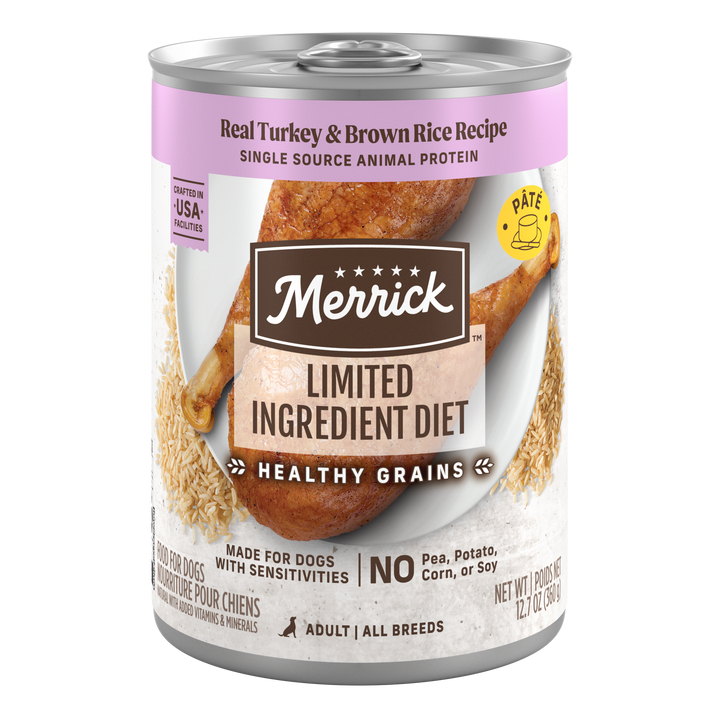 Merrick LID Turkey and Brown Rice 12.7 oz