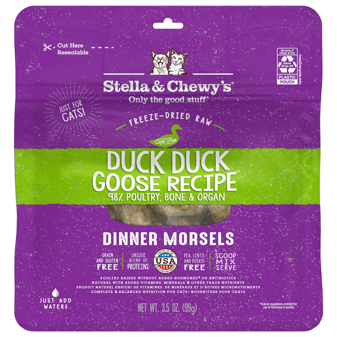 Freeze-Dried Duck Duck Goose Morsels - 3.5 oz