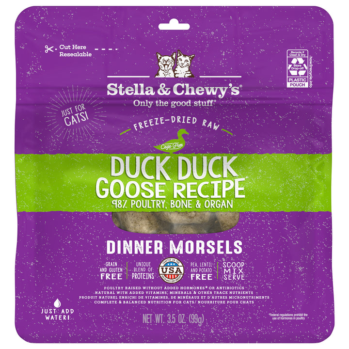 Freeze-Dried Duck Duck Goose Morsels - 3.5 oz