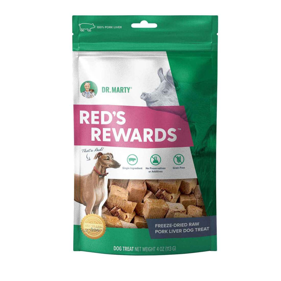 Dr Marty Reward Pork Liver Dog Treat 4 oz