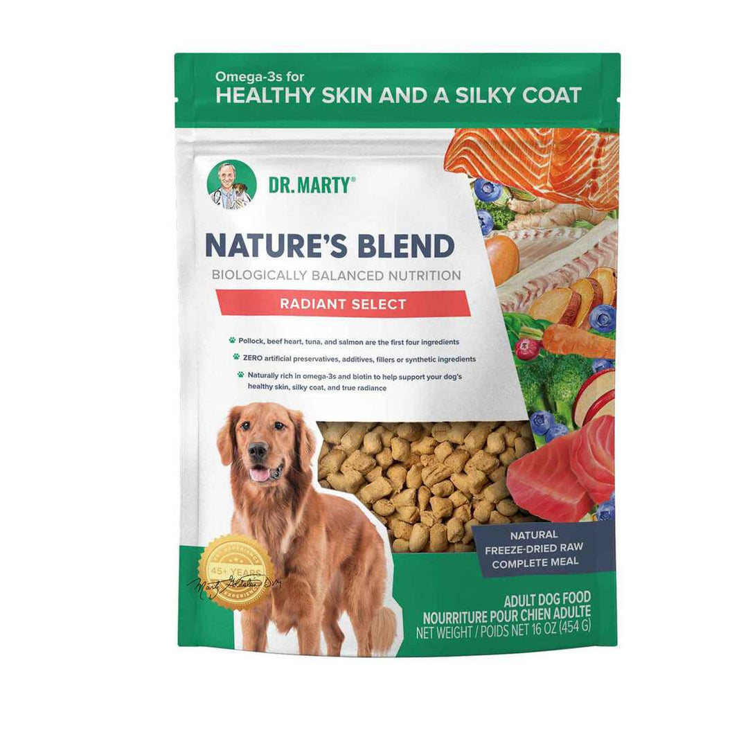 Dr Marty Natures Blend Freeze Dried Radiant Select Dog 16 oz