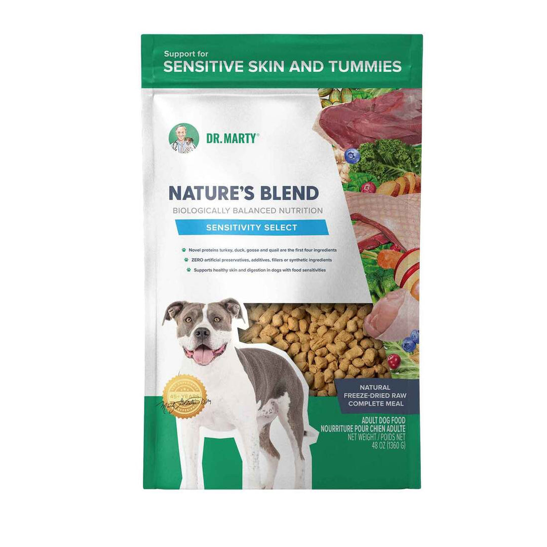 Dr Marty Dog Food FD Natures Blend Sensitivity Select 48 oz